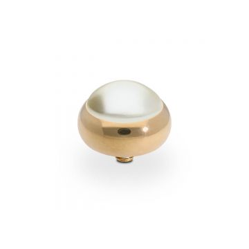 Qudo kivi SESTO 10 mm - Gold/Cream Pearl